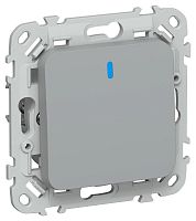 Выключатель 1-кл. СП FLITE ВС11-1-1-ФлС 10А с индикацией механизм сер. IEK FI-V10-1-10-1-K03