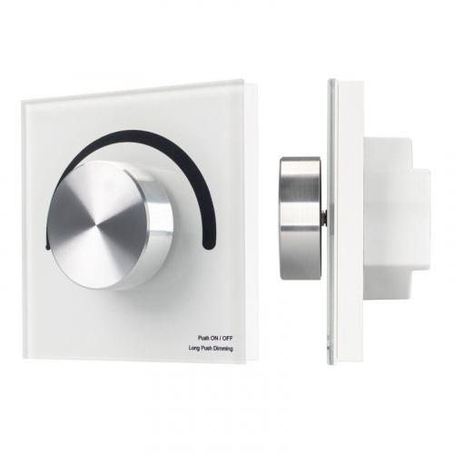 Панель SMART-P1-DIM-G-IN White (3В Rotary 2.4G) (IP20 пластик) Arlight 033752