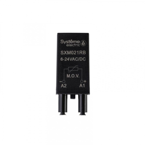 Модуль защитный варистор+LED 6/24VAC/DC SE SZM021RB Модуль защитный варистор+LED 6/24VAC/DC SE SZM021RB