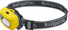 Фонарь аккумуляторный налобный 95 554 NPT-H40-ACCU 1COBx3Вт 3 реж Li-ion 1.2А.ч NAVIGATOR 95554