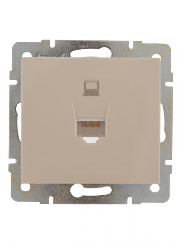 Розетка компьютерная СП Rain RJ45 16А IP20 механизм крем. LEZARD 703-0388-139 Розетка компьютерная СП Rain RJ45 16А IP20 механизм крем. LEZARD 703-0388-139