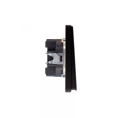 Выключатель проходной (переключатель) 1-кл. СП ROUND MIELE 10А оникс Kranz KR-78-0708-3 фото 4 Выключатель проходной (переключатель) 1-кл. СП ROUND MIELE 10А оникс Kranz KR-78-0708-3 фото 4