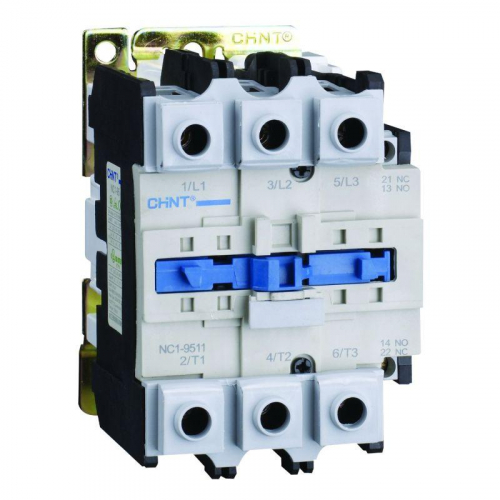 Контактор NC1-9511 95А кат. 24В AC 1НО+1НЗ AC-3 (R) CHINT 223162 Контактор NC1-9511 95А кат. 24В AC 1НО+1НЗ AC-3 (R) CHINT 223162