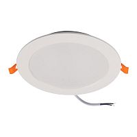 Светильник светодиодный PLED DL7 WH Downlight 18Вт 4000К IP54 170х26мм ДВО встраив. JazzWay 5046658