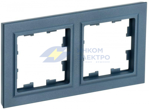 Рамка 2-м BRITE РУ-2-БрМ маренго IEK BR-M22-K35