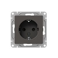 Розетка СП Эпика 16А с заземл. защ. шторки механизм мокко EKF UP1-SOM-111