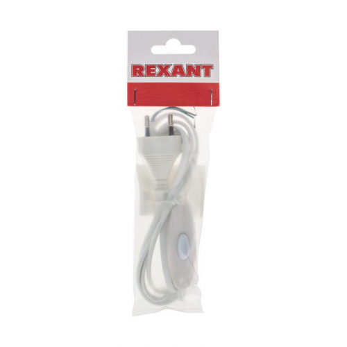 Шнур сетевой 1.8м с выключателем без розетки бел. блист. Rexant 06-3251 фото 2 Шнур сетевой 1.8м с выключателем без розетки бел. блист. Rexant 06-3251 фото 2