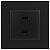 Устройство зарядное USB 14-4110-05 5В-2100мА Elegance антрацит ЭРА Б0034373