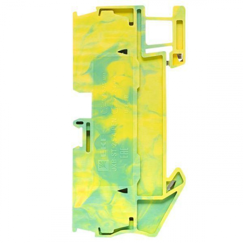 Колодка клеммная ST-2.5 земля пружинная EKF plc-jxb-st-2.5-pen фото 7