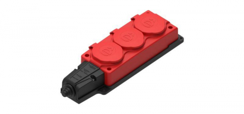 Колодка удлинителя 3-м 16А IP44 MultiSet 2P+E 250В каучук красн. SE MST4123RD Колодка удлинителя 3-м 16А IP44 MultiSet 2P+E 250В каучук красн. SE MST4123RD