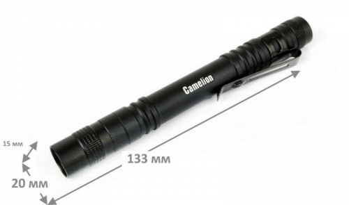 Фонарь LED51517 XPE 3 режима 2хLR03 (в компл.) алюм. черн. (открывающ. блист.) Camelion 12917 фото 15 Фонарь LED51517 XPE 3 режима 2хLR03 (в компл.) алюм. черн. (открывающ. блист.) Camelion 12917 фото 15