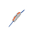 Клемма монтажная СМК PTC-1P 4211 BL/4 450В 32А 0.08-2.5(4.0)кв.мм JazzWay 5073661