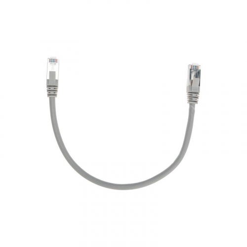 Патч-корд F/UTP кат.6 RJ45-RJ45 26AWG LSZH 0.3м сер. Rexant 02-0210-03