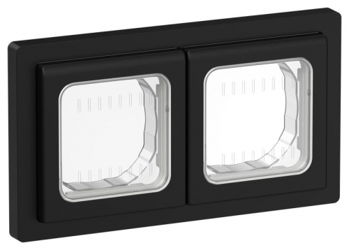 Рамка 2-м СП FLITE Рпро-2-55-ФлЧ IP55 черн. IEK FI-M20-32-55-K02 Рамка 2-м СП FLITE Рпро-2-55-ФлЧ IP55 черн. IEK FI-M20-32-55-K02
