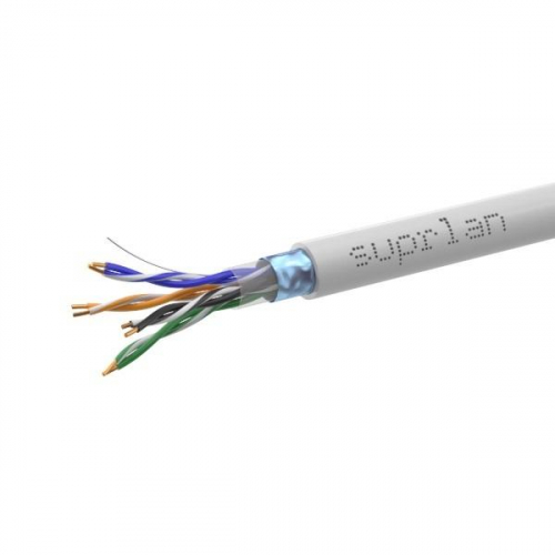 Кабель витая пара F/UTP кат.5E 4х2х24AWG solid Cu нг(А)-LSLTx In. Premium 305м (м) SUPRLAN 01-1048-9 Кабель витая пара F/UTP кат.5E 4х2х24AWG solid Cu нг(А)-LSLTx In. Premium 305м (м) SUPRLAN 01-1048-9