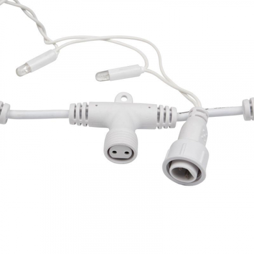 Гирлянда светодиодная "Светодиодный Дождь" 2х3м 600LED бел. 86Вт 230В IP65 эффект мерцания провод бел. (нужен шнур питания 303-500-1) Neon-Night 235-211 фото 6