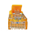 Патч-корд UTP 5e 4х2 26AWG (7х0.16мм) Cu LSZH 3м желт. SUPRLAN 10-0164