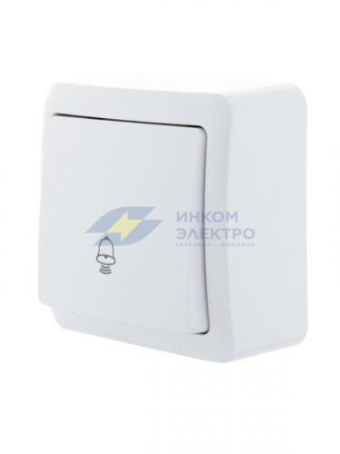 Кнопка звонка 1-кл. 1п ОП Viola 10А IP20 бел. LEZARD 751-0200-103 фото 4 Кнопка звонка 1-кл. 1п ОП Viola 10А IP20 бел. LEZARD 751-0200-103 фото 4