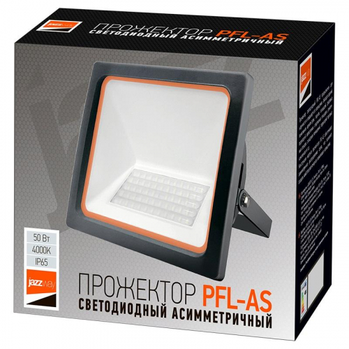 Прожектор светодиодный PFL-AS 50Вт 4000К IP65 ДО асимметричный Pro+ JazzWay 5022478 фото 5