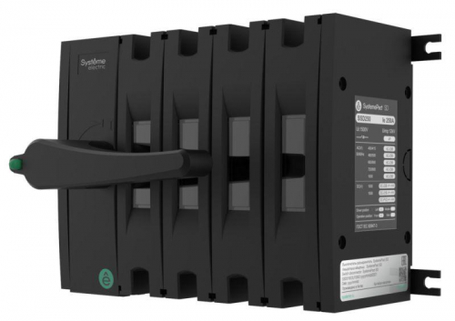 Выключатель-разъединитель SYSTEMEPACT SD160 4п 125А рукоятка фронт. слева (зак. отдельно) SE SSD01604LF0125 Выключатель-разъединитель SYSTEMEPACT SD160 4п 125А рукоятка фронт. слева (зак. отдельно) SE SSD01604LF0125