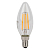 Лампа светодиодная филаментная LSCLB75 6W/827 230VFILCL 6Вт 2700К тепл. бел. E14 806лм B угол пучка 300град. 220-240В (замена 75Вт) прозр. стекло OSRAM 4058075684812