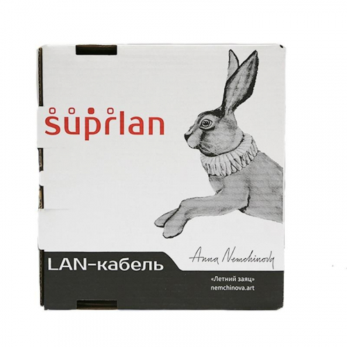 Кабель витая пара UTP кат.5E 4х2хAWG24 solid Cu PVC In. Standard (м) SUPRLAN 01-0333-1 фото 3