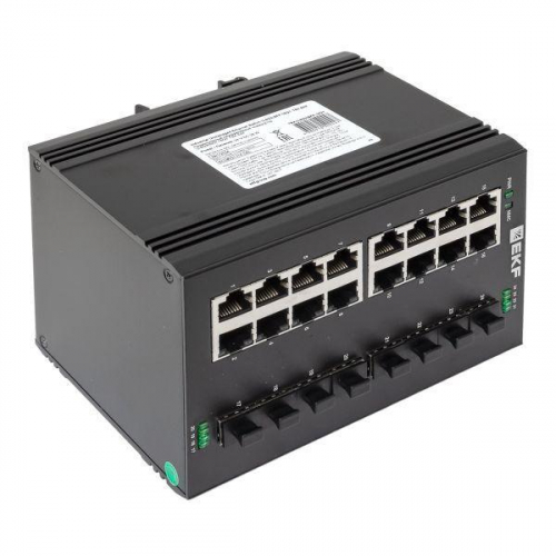 Коммутатор неуправляемый промышленный U-8GX/SFP-16GT 8 портов 1000Base-X SFP 16 портов 10/100/1000Base-T(X) RJ45 монтаж на DIN-рейку TSX EKF TSX-U-8GX/SFP-16GT фото 11 Коммутатор неуправляемый промышленный U-8GX/SFP-16GT 8 портов 1000Base-X SFP 16 портов 10/100/1000Base-T(X) RJ45 монтаж на DIN-рейку TSX EKF TSX-U-8GX/SFP-16GT фото 11