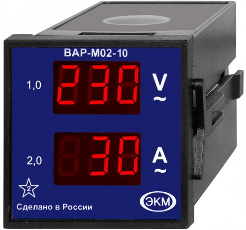 Вольтамперметр цифровой ВАР-М02-10 AC20-450В УХЛ4 Меандр A8302-16939718 Вольтамперметр цифровой ВАР-М02-10 AC20-450В УХЛ4 Меандр A8302-16939718