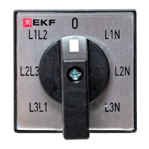 Переключатель кулачковый ПК-1-64 10А для вольтметра IP65 EKF pk-1-64-10-65 фото 4 Переключатель кулачковый ПК-1-64 10А для вольтметра IP65 EKF pk-1-64-10-65 фото 4