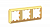 Рамка 3-м AtlasDesign Antique универс. зол. SE ATN101603