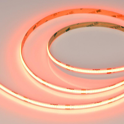 Лента светодиодная COB-X480-8mm 24V Orange 8Вт/м IP20 (уп.5м) Arlight 047738 Лента светодиодная COB-X480-8mm 24V Orange 8Вт/м IP20 (уп.5м) Arlight 047738