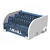 Шина на DIN-рейку в корпусе (кросс-модуль) 4 группы по 11 отверстий 125А TOKOV ELECTRICT KE-DBTB-125-4-11/3L+PEN