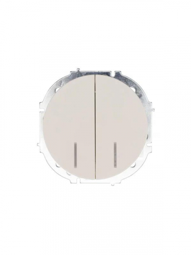 Выключатель 2-кл. СП OSEN 10А IP20 с подсветкой механизм сл. кость LEZARD 743-9088-112 Выключатель 2-кл. СП OSEN 10А IP20 с подсветкой механизм сл. кость LEZARD 743-9088-112