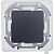 Переключатель 1-кл. Inspiria 10А IP44 250В 10AX механизм антрацит IEK 673673
