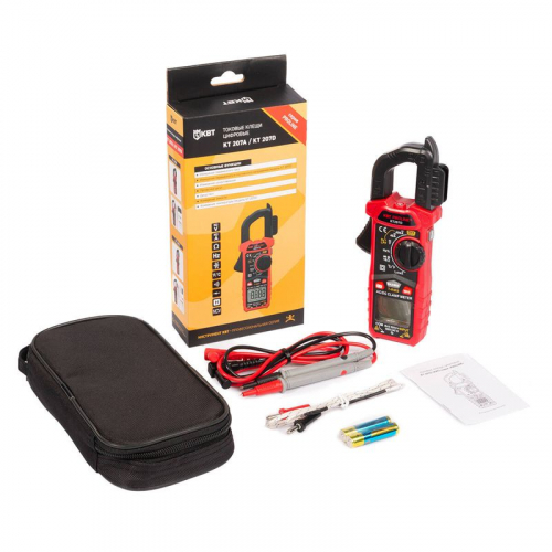 Клещи токовые цифровые KT 207D PROLINE КВТ 91920 фото 13 Клещи токовые цифровые KT 207D PROLINE КВТ 91920 фото 13