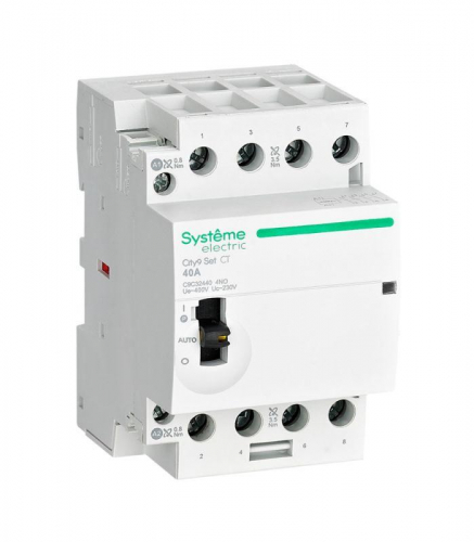 Контактор 4п City9 Set 4НО 40А AC 400В-230В SE C9C32440 Контактор 4п City9 Set 4НО 40А AC 400В-230В SE C9C32440