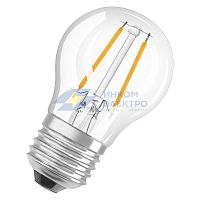 Лампа светодиодная филаментная LED SUPERSTAR+ CL P FIL 40 dim 3.4W/940 3.4Вт 4000К нейтр. бел. E27 470лм P угол пучка 320град. 220-240В диммир. (замена 40Вт) прозр. стекло OSRAM 4058075603097