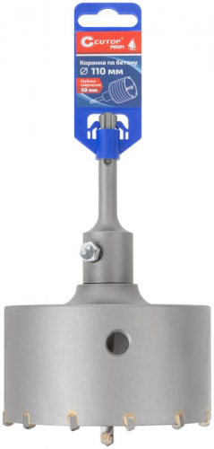 Коронка по бетону ПРОФИ/Profi SDS Plus 110мм Cutop 43-882 фото 3 Коронка по бетону ПРОФИ/Profi SDS Plus 110мм Cutop 43-882 фото 3