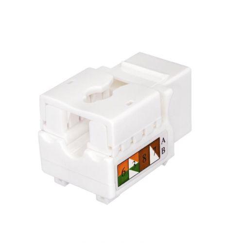 Модуль Keystone Jack RJ45 (8P8C) UTP кат.5E инструментал. бел. SUPRLAN 10-0313 фото 4