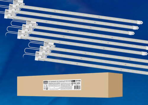 Светильник светодиодный ULY-P90-10W/SPFR/K CLEAR AC220V KIT09 10Вт IP65 600мм накладной линейный для растений спектр для фотосинтеза (уп.9шт) Uniel UL-00003852 Светильник светодиодный ULY-P90-10W/SPFR/K CLEAR AC220V KIT09 10Вт IP65 600мм накладной линейный для растений спектр для фотосинтеза (уп.9шт) Uniel UL-00003852