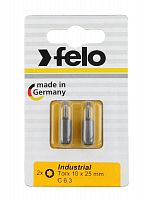 Бита Industrial Torx 10х25 (блист.2шт) FELO 02610036