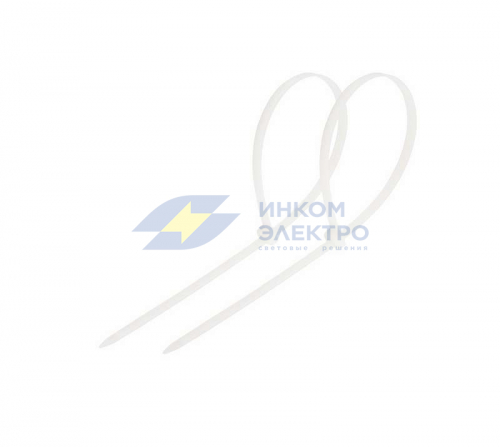 Хомут кабельный 2.5х120 нейл. бел. (уп.100шт) Rexant 07-0120