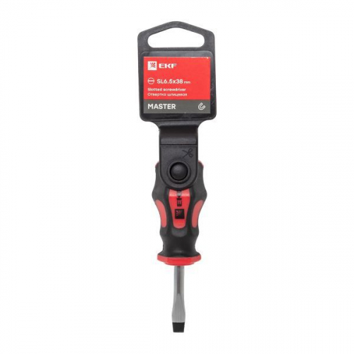 Отвертка SL6.5х38мм Master Basic EKF sl-6.5-38-mas фото 2