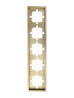 Рамка 5-мест. горизонт. ZIMA зол. LEZARD 704-3600-150