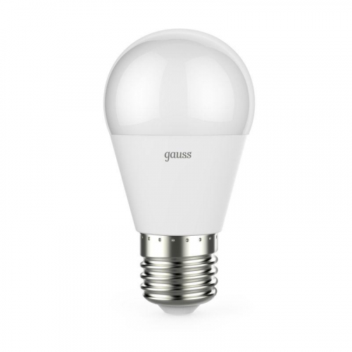Лампа светодиодная Black 7Вт P45 шар 4100К нейтр. бел. E27 590лм диммир. GAUSS 105102207-D фото 2 Лампа светодиодная Black 7Вт P45 шар 4100К нейтр. бел. E27 590лм диммир. GAUSS 105102207-D фото 2