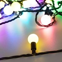 Гирлянда светодиодная ARD-BALL-CLASSIC-D23-10000-BLACK-80LED RGB (230В 3.5Вт) (IP65) Ardecoled 025619