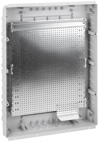 Щит встраиваемый 54мод. слаботочный мультимедийный с черн. дверцей с монтажн. платой в компл. Ruvinil 68154Ч-СЛ фото 3