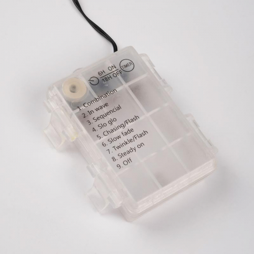 Гирлянда "Нить" 12м LD120-GW-BO-RC 120 бел. светодиодов с контроллером уличная дистанционный пульт SHLights 4690601042309 фото 6