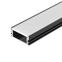 Профиль FLOOR60-H26-3000 ANOD BLACK L3000 алюм. Arlight 046414