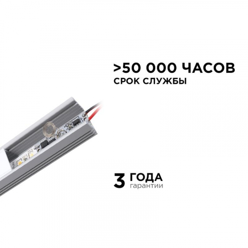 Выключатель сенсорный IP20 12/24В 36/72Вт для алюм. профиля высотой 12мм монохром Apeyron 04-43 фото 6